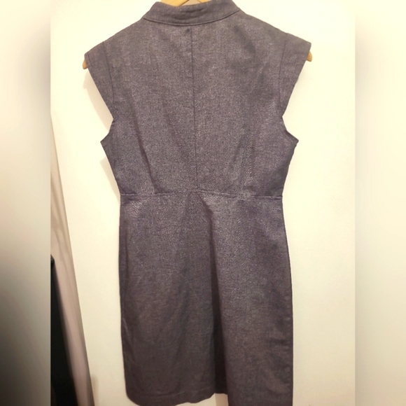 François Beauregard Cap Sleeve Chambray Dress - Picture 2 of 3